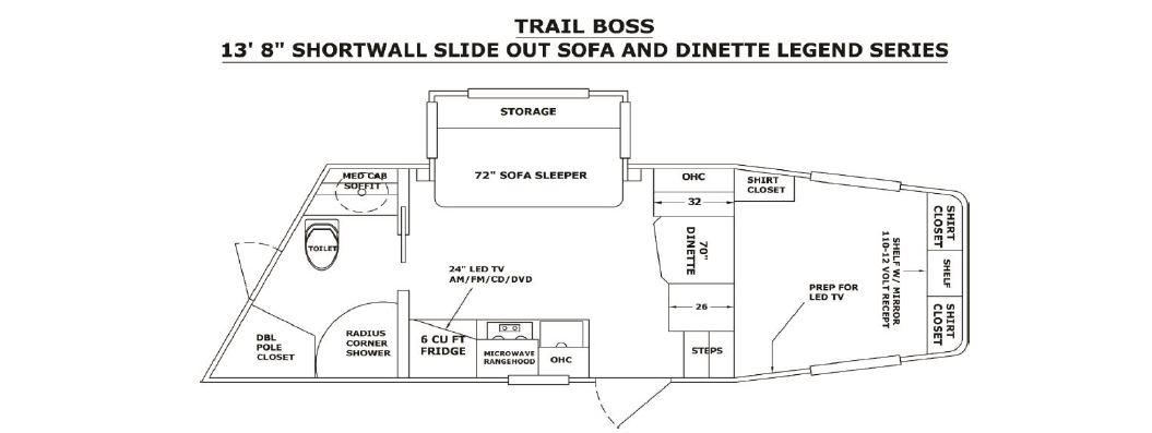 Twister 4 Horse 13'8" SW Rear Load Select with trail Boss LQ S473 — photo 3