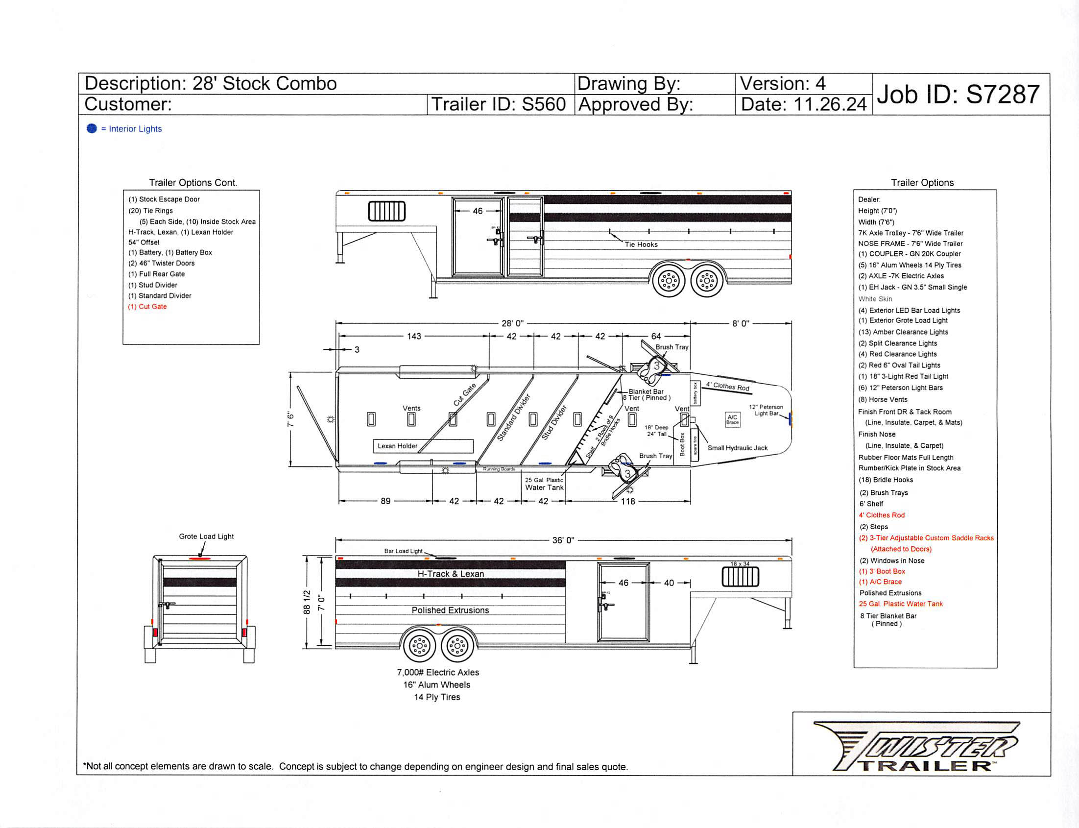 Twister 4 Horse 28' Stock Combo — photo 30